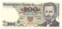 200 złotych 1976 r. - Dąbrowski - Seria B